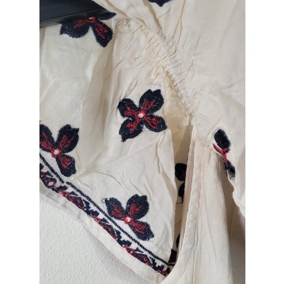 Anthropologie Raga Jumpsuit Womens X-Small Embroidered Boho Cottagecore NWT - Picture 5 of 9